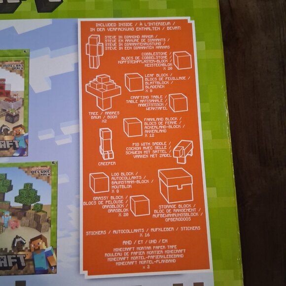 Minecraft Overworld Kit - Deluxe Pack - Paper Craft - Picture 5 of 13